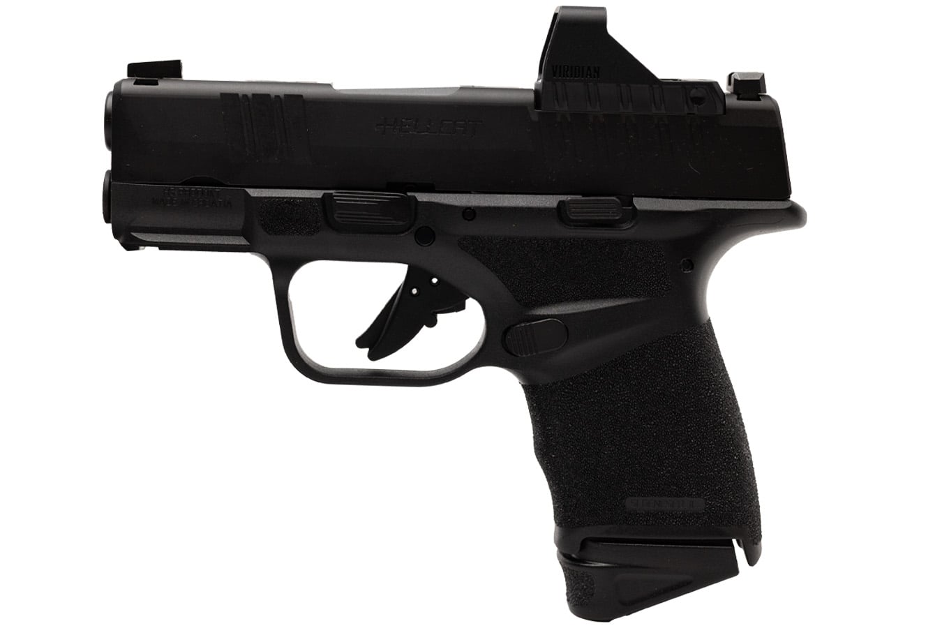 SPRINGFIELD Hellcat OSP Micro-Compact 9mm Semi-Auto Pistol with Viridian RFX-11 Green Dot Op