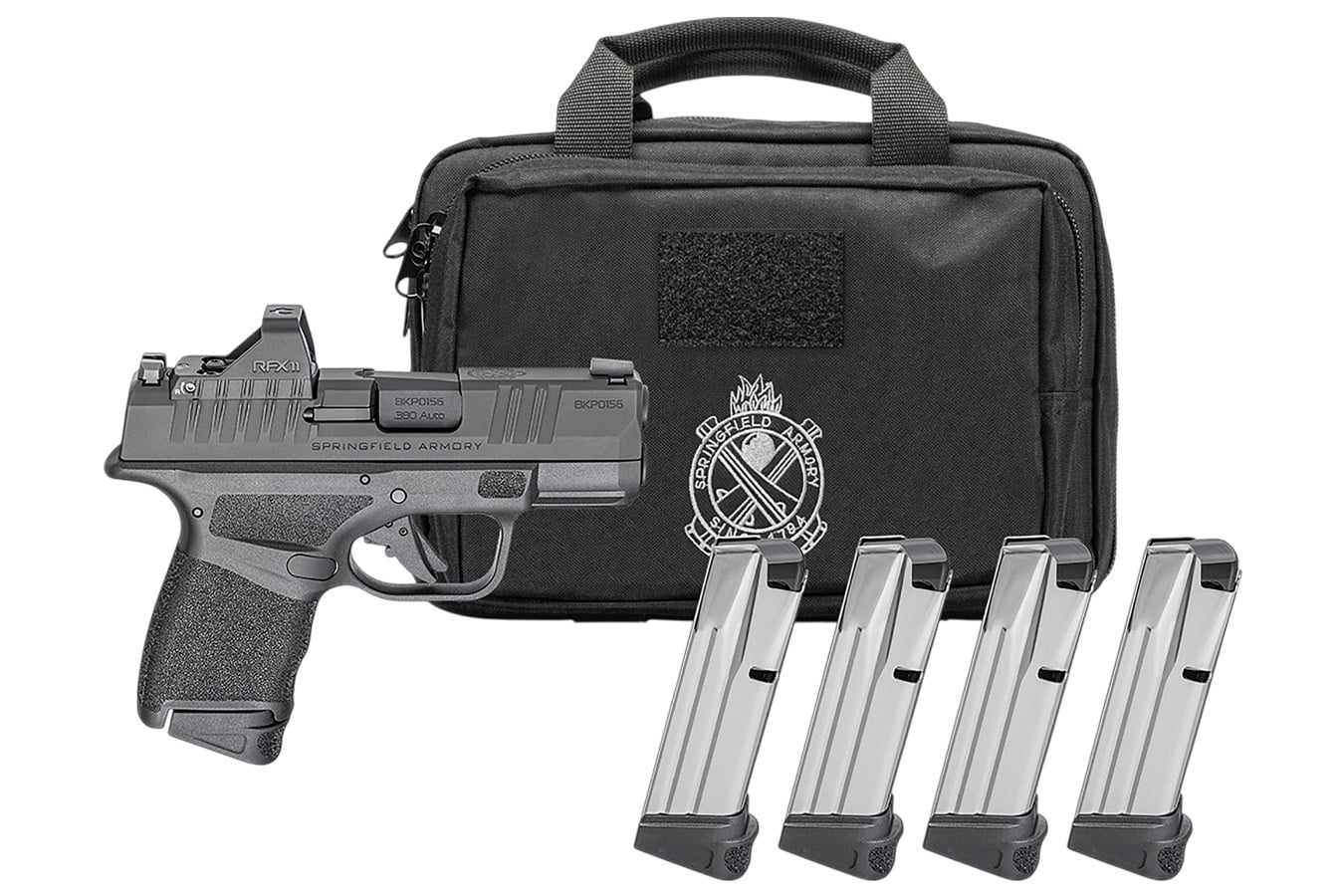 SPRINGFIELD Hellcat OSP Micro-Compact 9mm Semi-Auto Pistol with Viridian RFX-11 Green Dot Optic