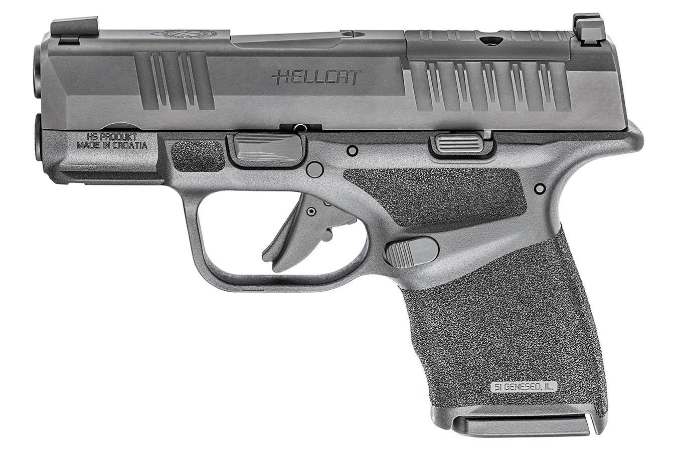 SPRINGFIELD Hellcat 9mm Micro Compact Optic Ready Pistol with 5 Total Mags, Red-Dot and Range Bag