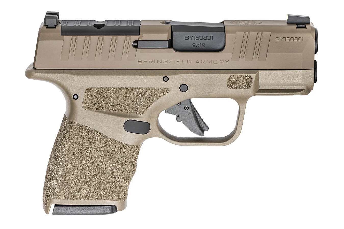 Springfield Hellcat 9mm Desert FDE Micro Compact Optics Ready Firstline ...