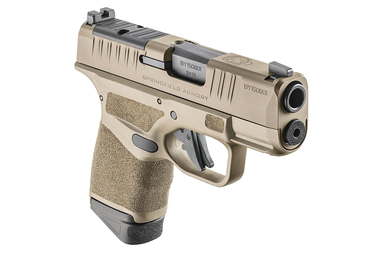 SPRINGFIELD Hellcat OSP 9mm Semi-Auto Pistol FDE Gear Up Package with Five Magazines, Range Bag, and Optic