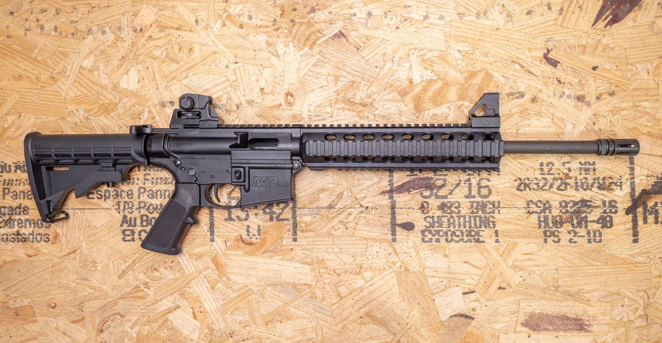 SMITH AND WESSON M&P15-22 22 LR Police Trade-In Rifle (Mag Not Included)