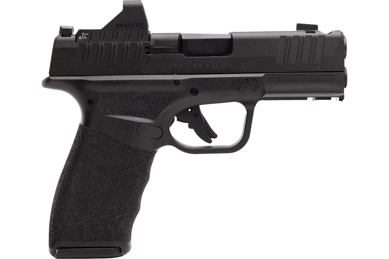 SPRINGFIELD Hellcat Pro Comp 9mm Gear Pac with Viridian RFX-11 Green Dot, Four Mags and Pistol Bag