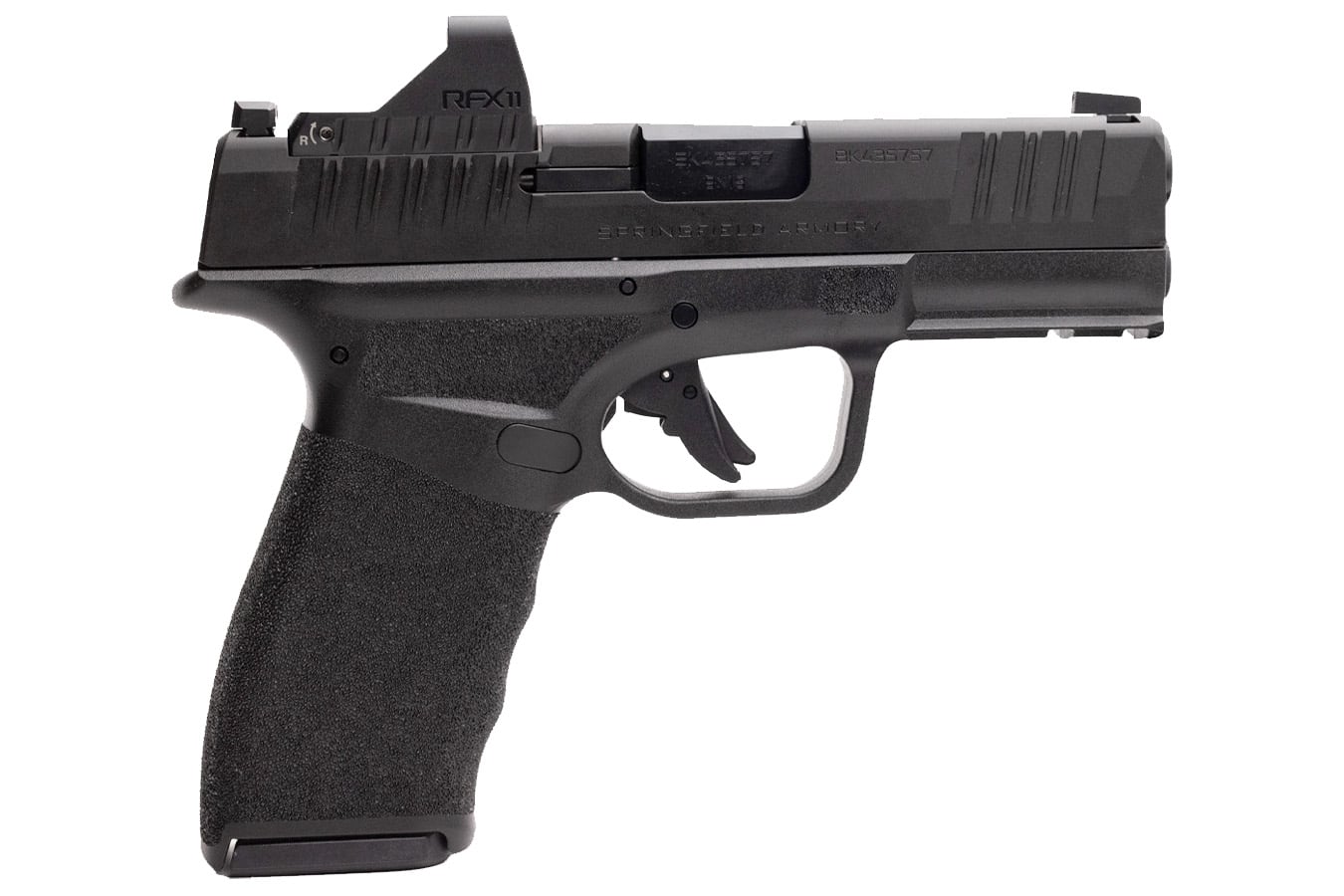 SPRINGFIELD Hellcat Pro 9mm Pistol with Viridian RFX-11 Green Dot, Four Mags and Pistol Bag