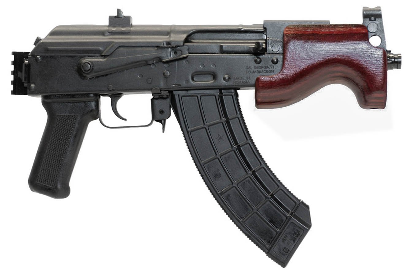CENTURY ARMS MICRO DRACO 7.62x39mm AK Pistol with Russian Red Furniture