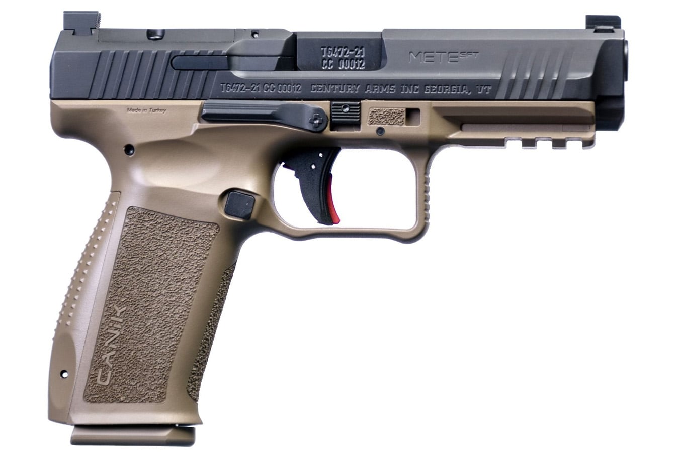 CANIK METE SFT 9mm Full-Size 20 Round Pistol with FDE Frame
