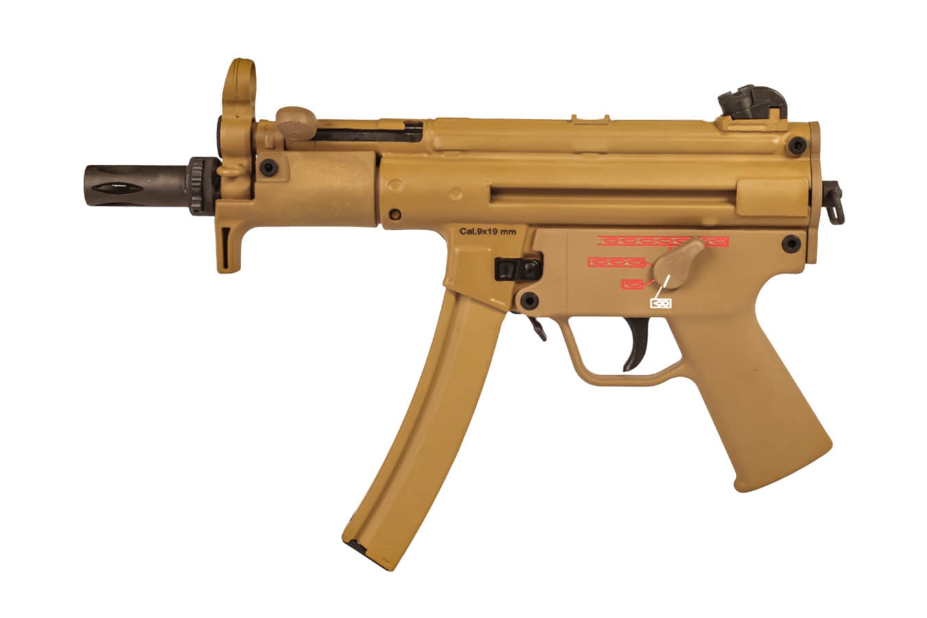 Century Arms AP5-P RAL8000 9mm Roller-Delayed Semi-Auto Pistol with FDE Finish and Ambi Selector