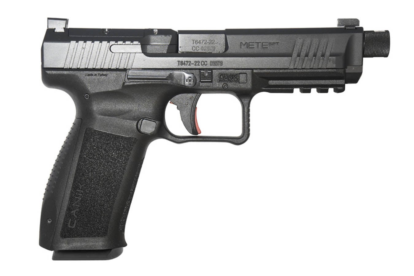 CANIK METE SFT Tac 9mm Optic Ready Semi-Auto TAC Bundle Package with Three Mags, Extra Barrel and Drago Bag