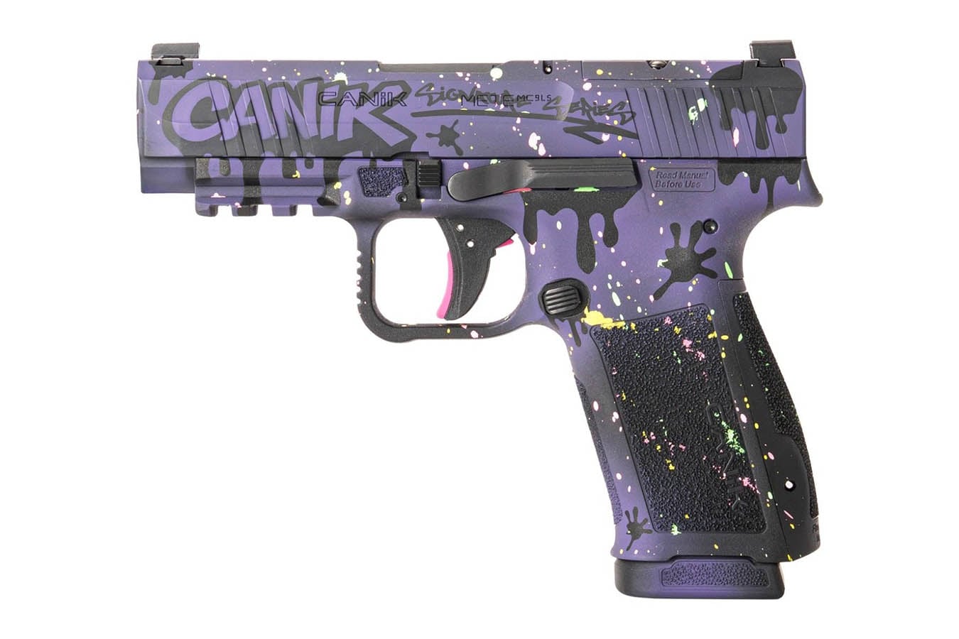 CANIK METE MC9LS Signature Series Midnight Drip 9mm Optic Ready Pistol