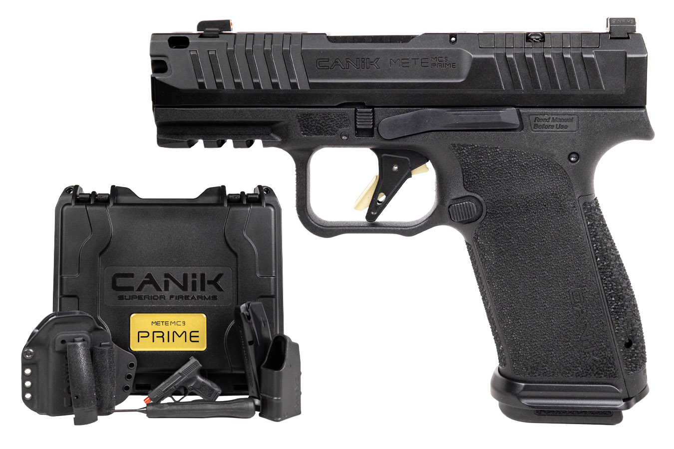 Canik Mete MC9 Prime 9mm Optic Ready Pistol with Compensated Barrel