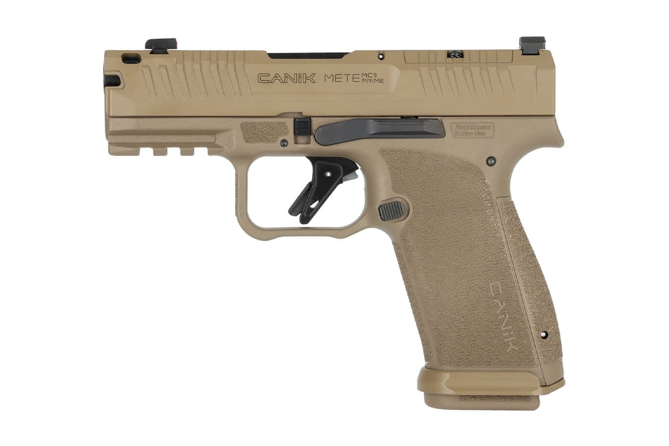 CANIK METE MC9 Prime 9mm Optic Ready Pistol with FDE Finish