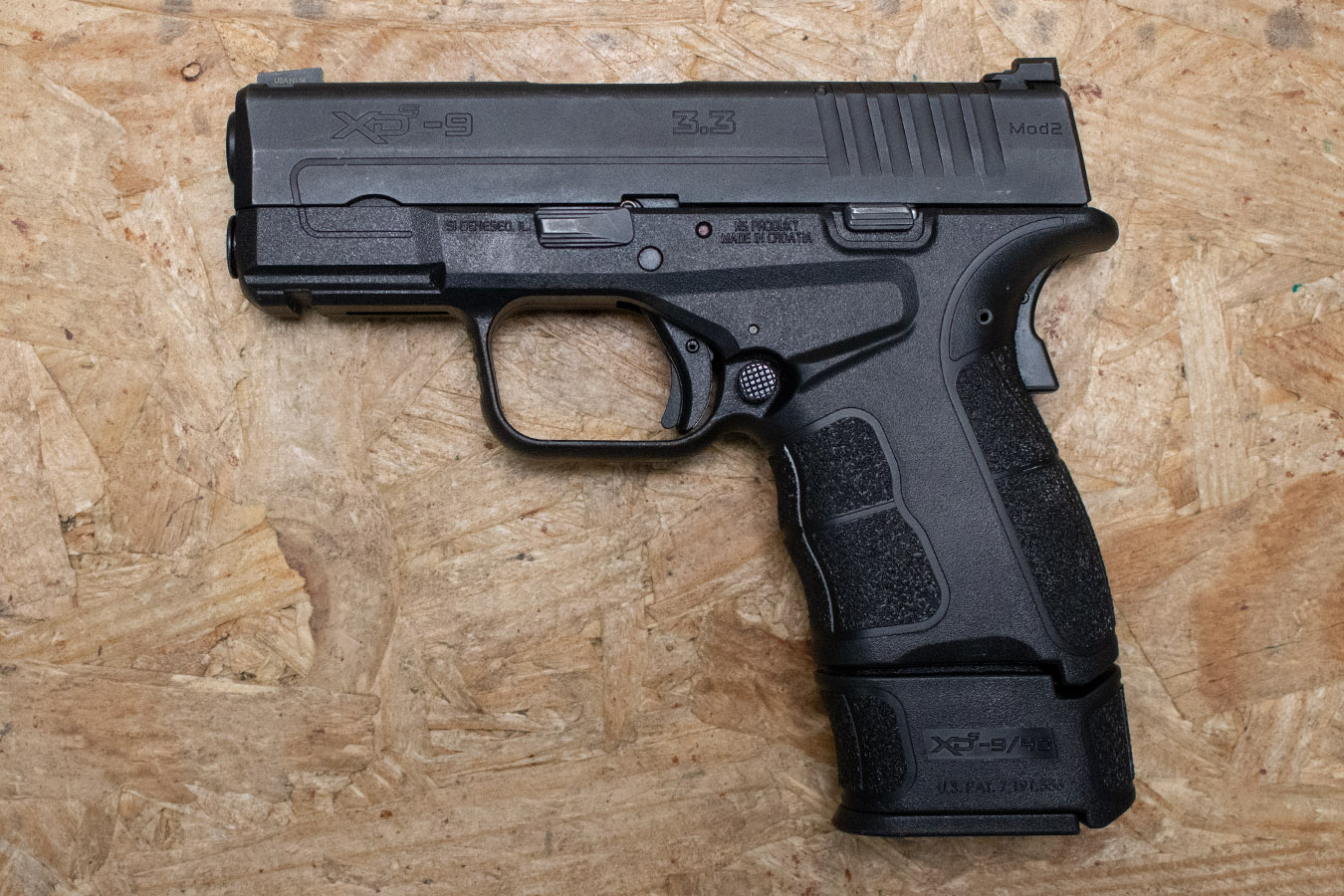SPRINGFIELD XDS-9 3.3 9mm Police Trade-In Pistol with Extended Mag