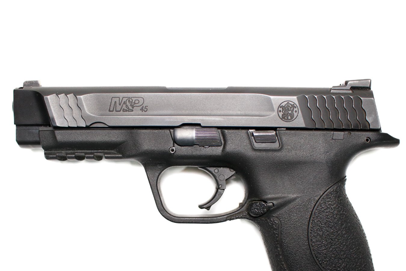 SMITH AND WESSON M&P45 Gen1 45 ACP Police Trade-In Pistol with Three Magazines and Original Box