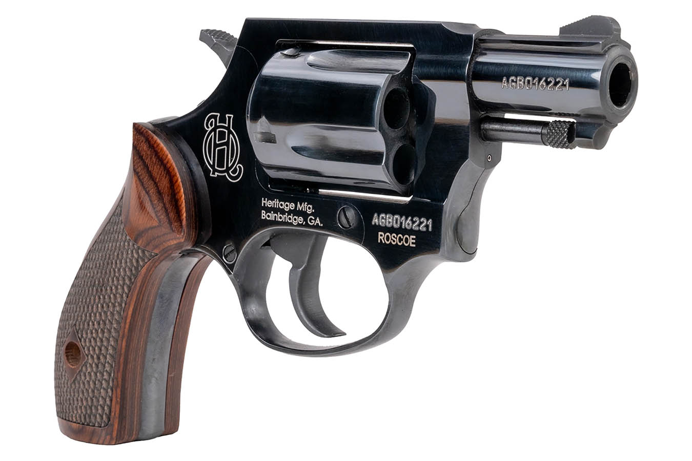 HERITAGE Roscoe 38 Special +P DA/SA Compact Carry Revolver with 2 Inch Barrel