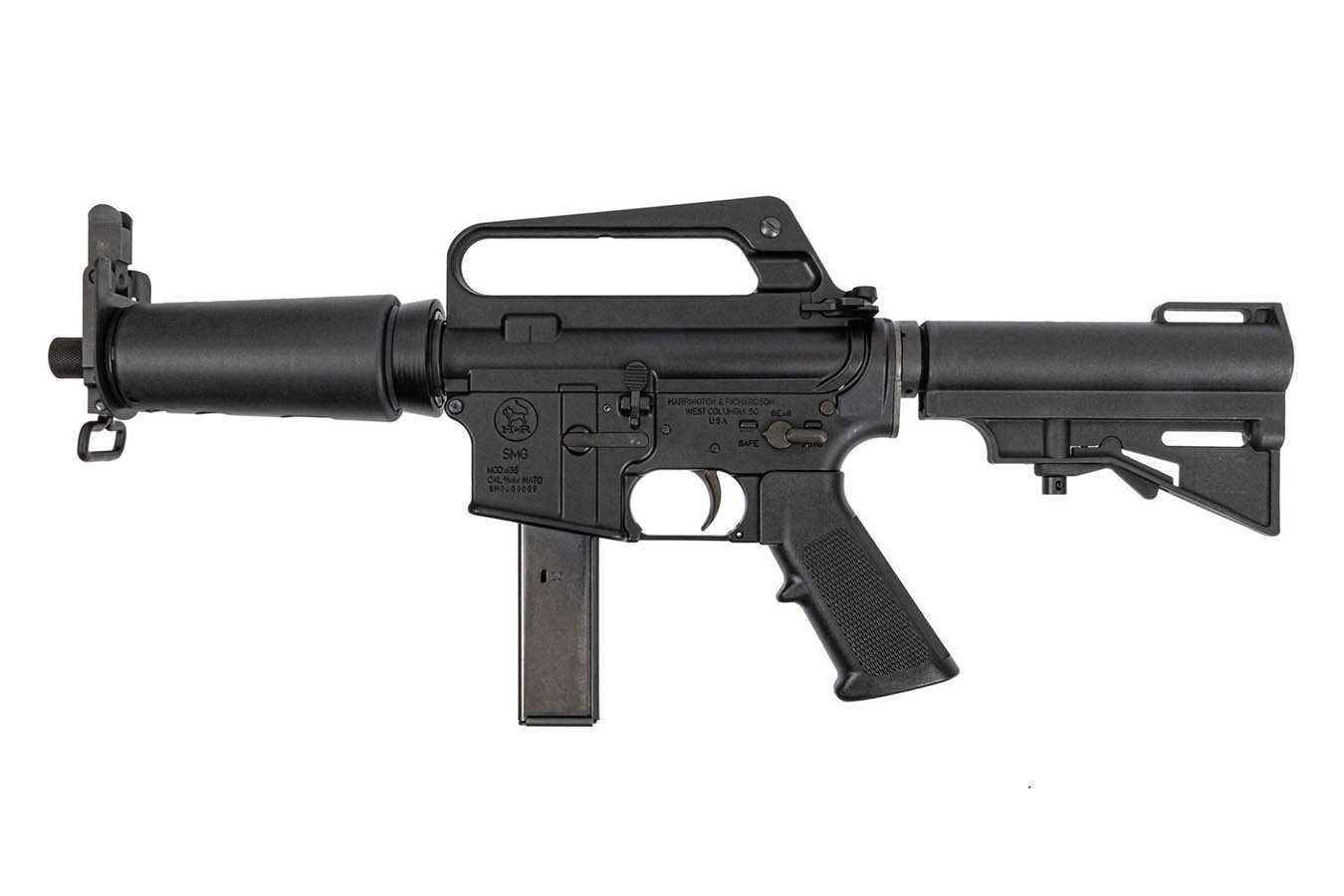 H&R Retro DOE 9mm Semi-Auto Pistol w/ Threaded Barrel, HAR15 Brace