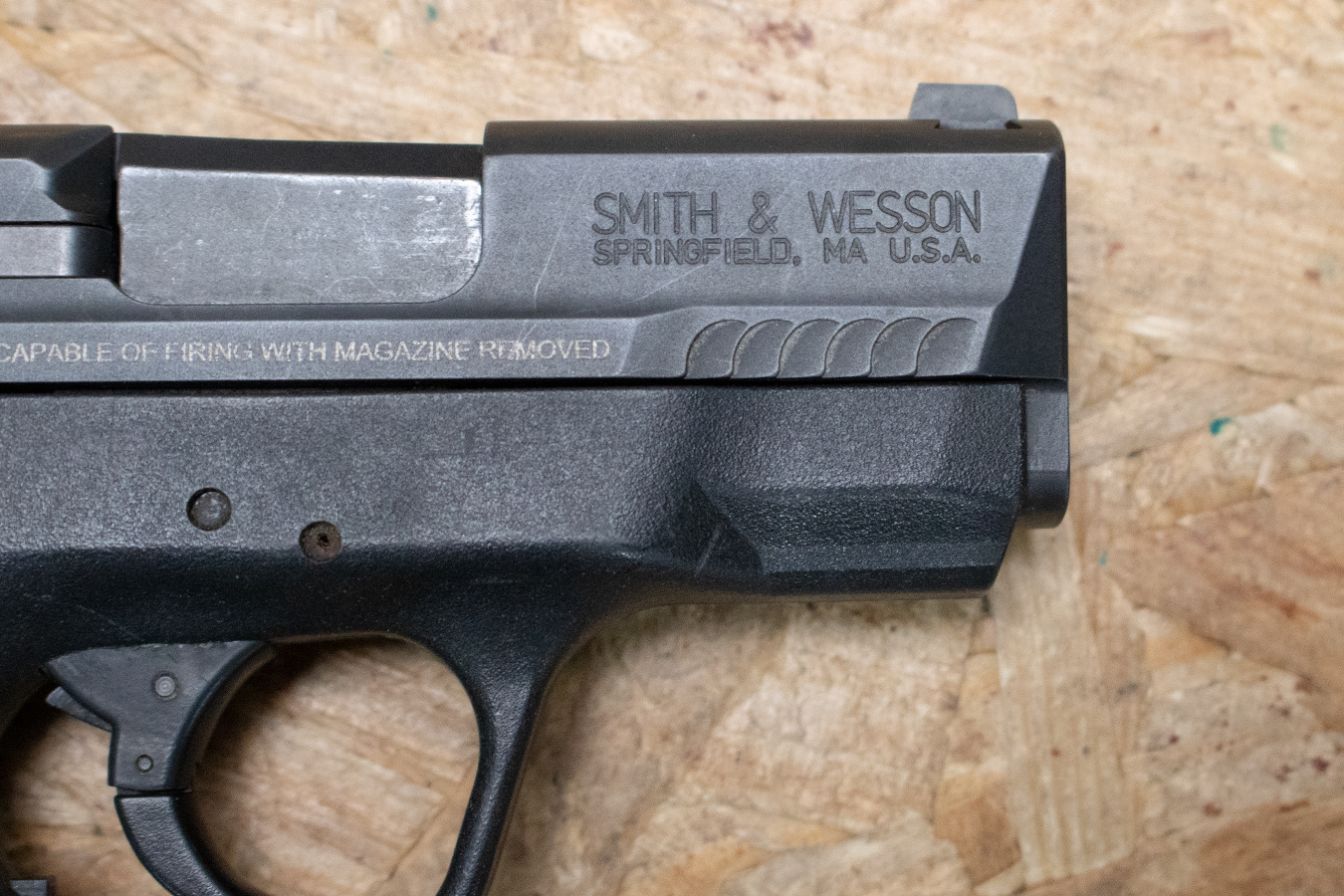 SMITH AND WESSON M&P45 Shield 45ACP Police Trade-In Pistol with Extended Mag