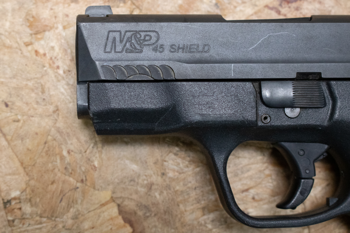 SMITH AND WESSON M&P45 Shield 45ACP Police Trade-In Pistol with Extended Mag