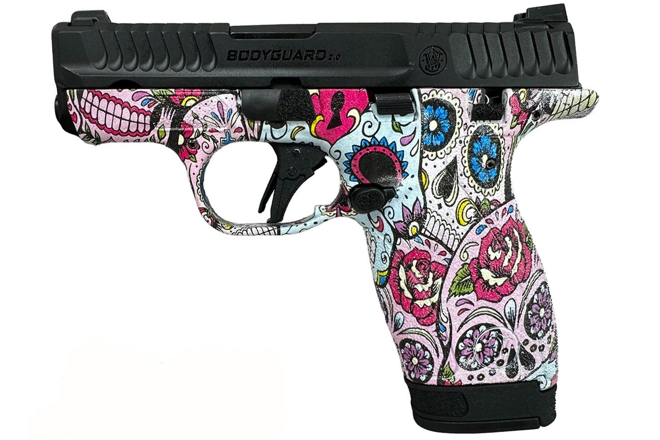 SMITH AND WESSON Bodyguard 2.0 380 ACP Semi-Auto Pistol with Sugar Skull Finish 