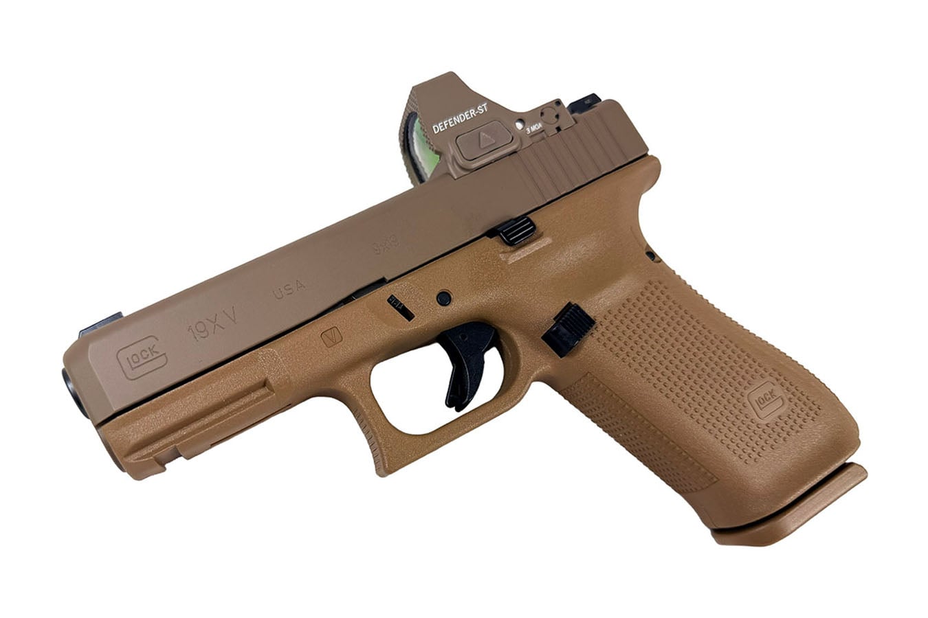 GLOCK 19X V 9mm Optic Ready Pistol w/ Vortex Defender-ST Red Dot Sight