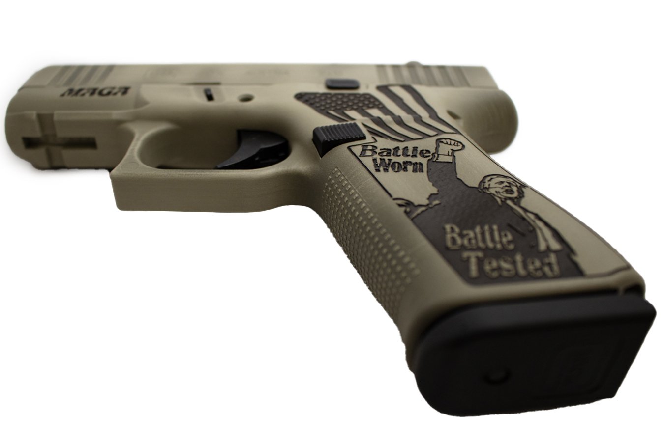 GLOCK Model 43X MOS 9mm Pistol w/ Trump Engraving