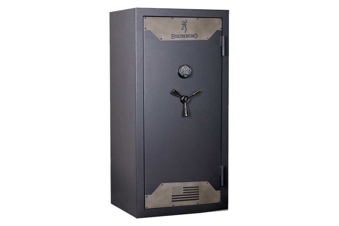Browning Pro Steel Hunter Series 33-Gun Black Textured Safe with Black Chrome E-Lock