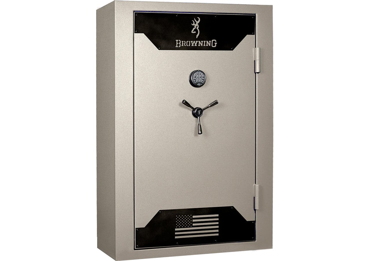 Browning Pro Steel Hunter Series 49-Gun Safe with E-Lock In Textured Putty Gray
