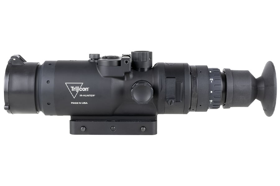 TRIJICON IR Hunter 35-3 Thermal Riflescope with 1.75-14x 35mm Multi Reticle 1x-8x Zoom 640x480 12 Microns 60Hz Resolution Black