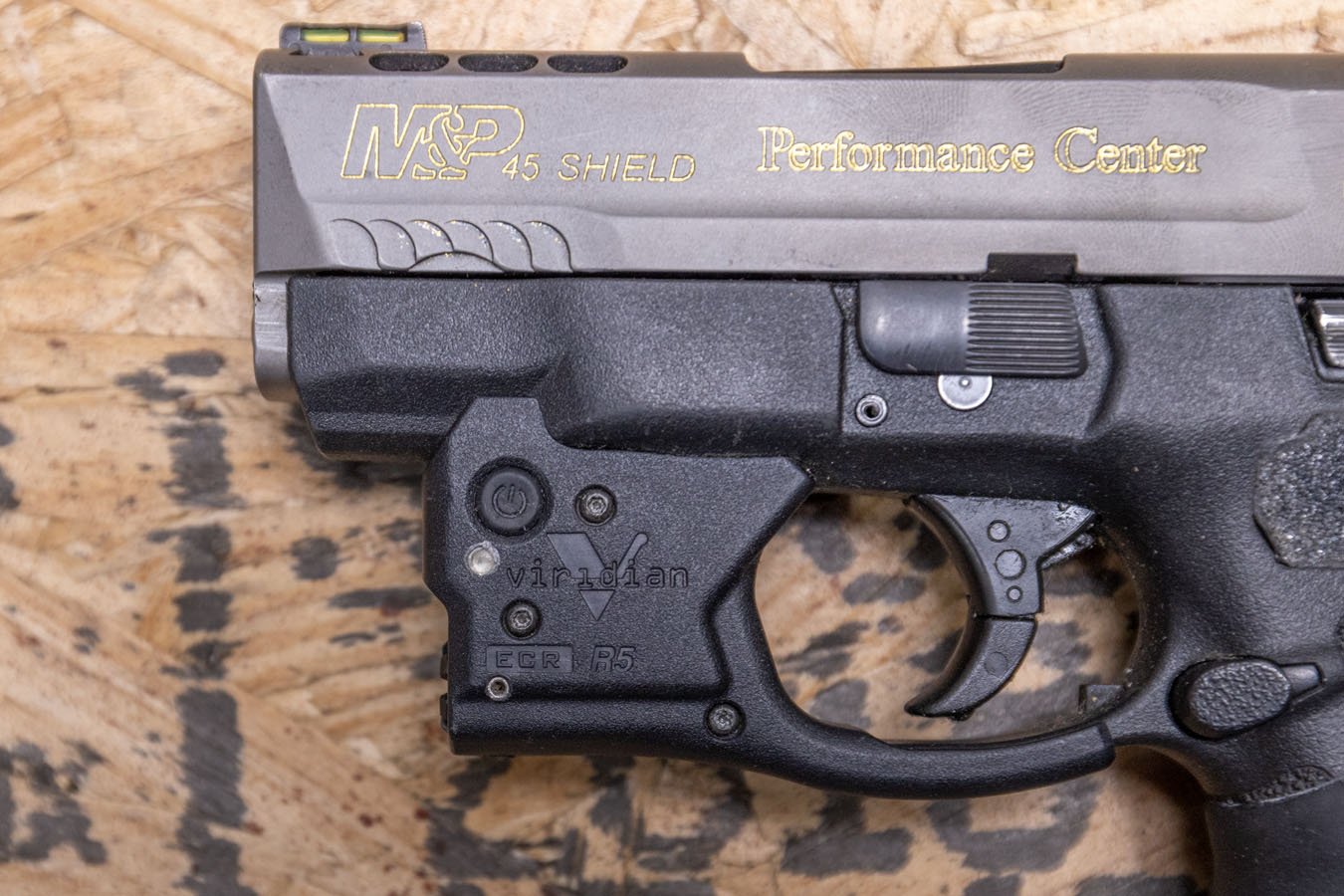 SMITH AND WESSON M&P45 Shield Performance Center 45 ACP Police Trade-In Pistol with Laser