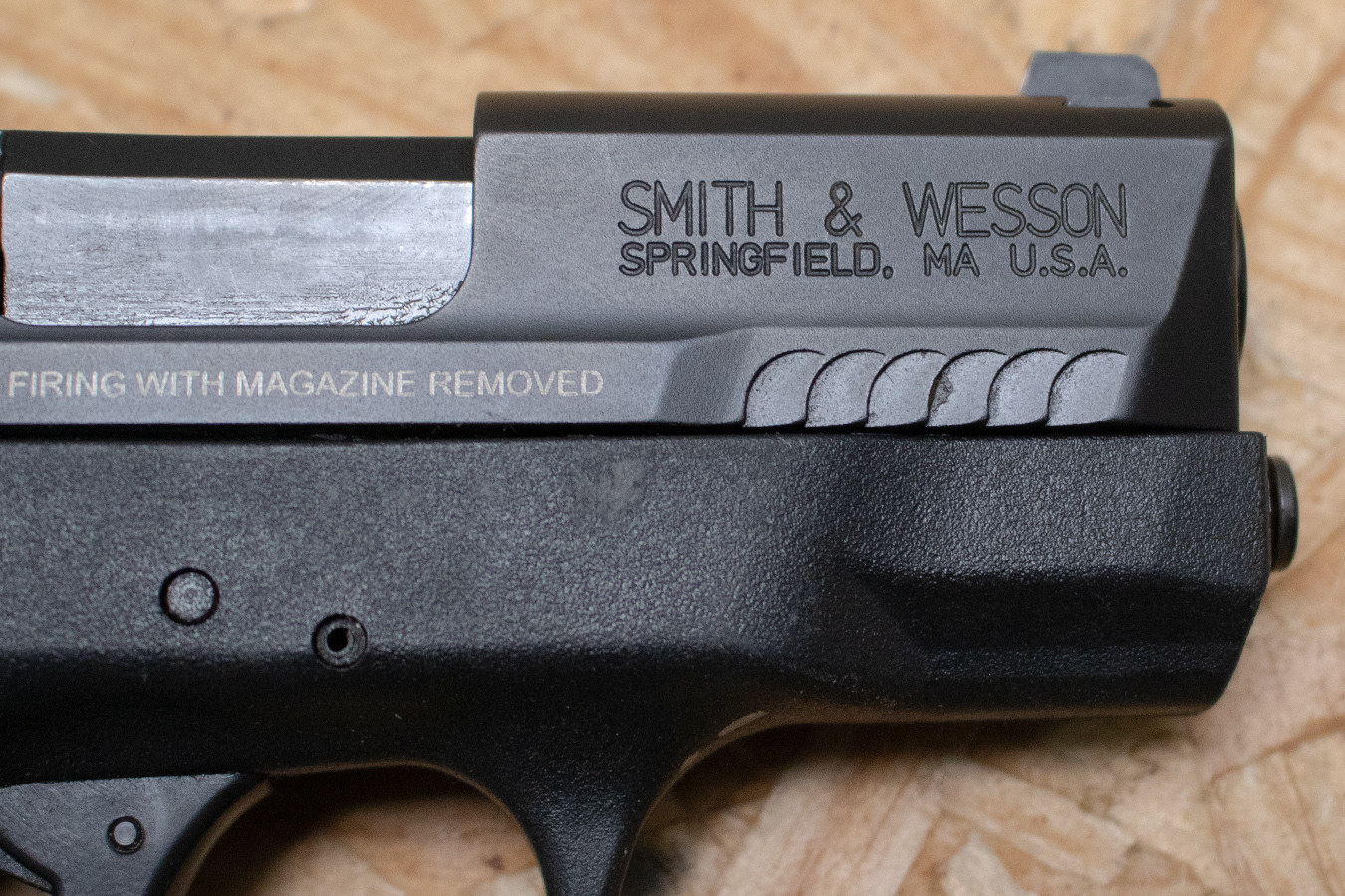 SMITH AND WESSON M&P45 Shield 45ACP Police Trade-In Pistol with Extended Mag