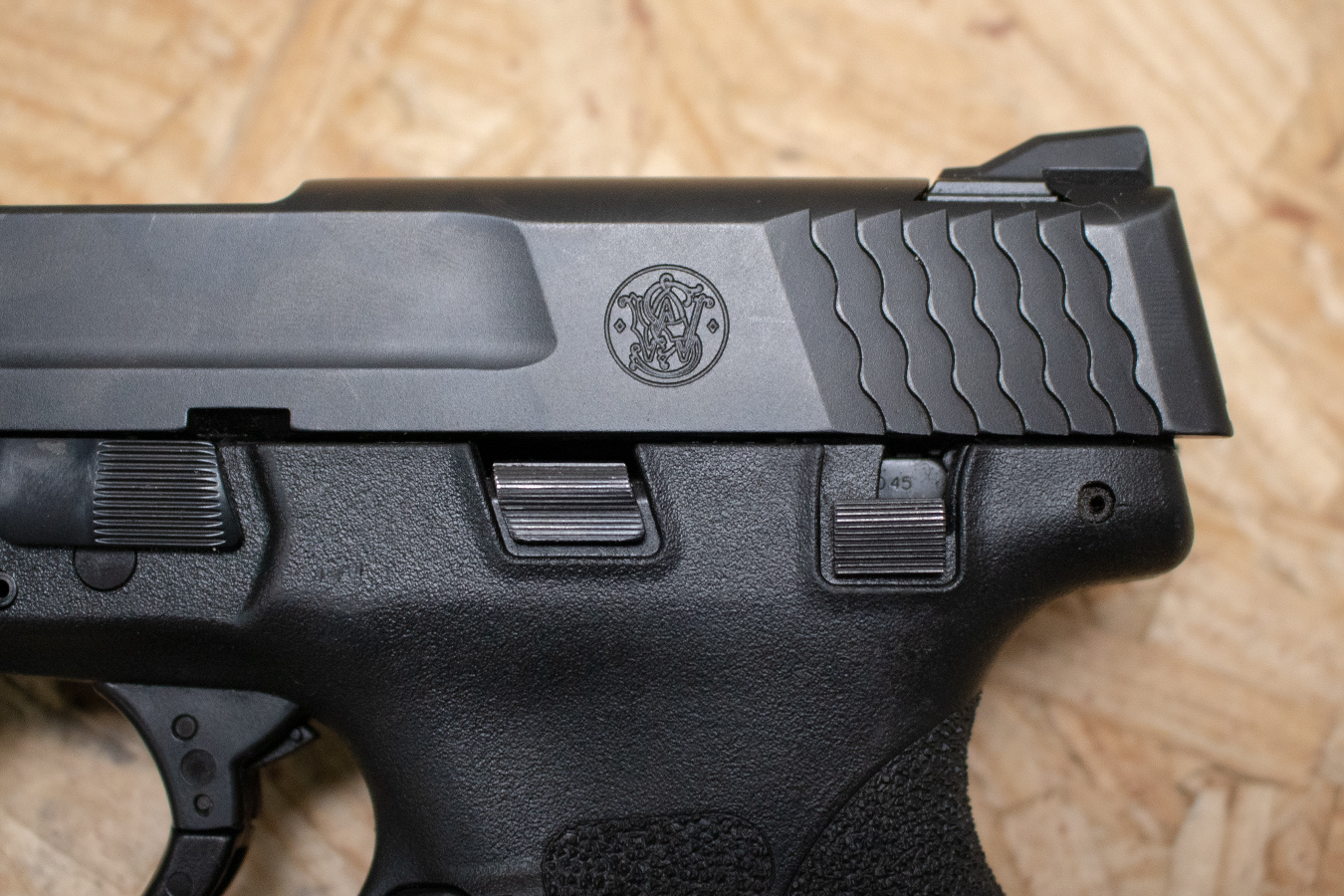 SMITH AND WESSON M&P45 Shield 45ACP Police Trade-In Pistol with Extended Mag