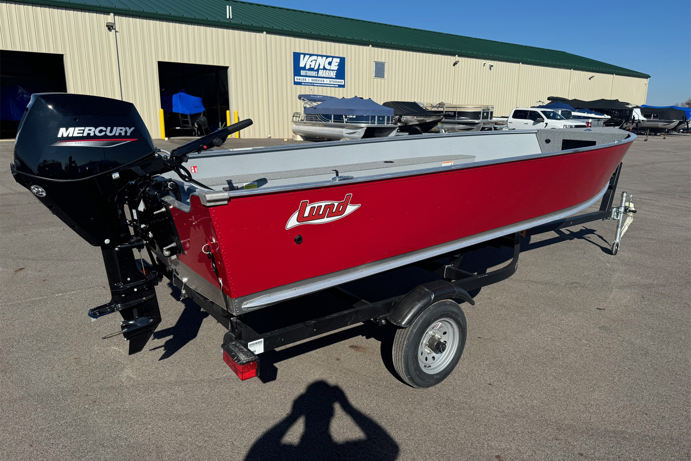 Lund 2025 1600 Fury Tiller Heritage Edition with Mercury 25ELHPT