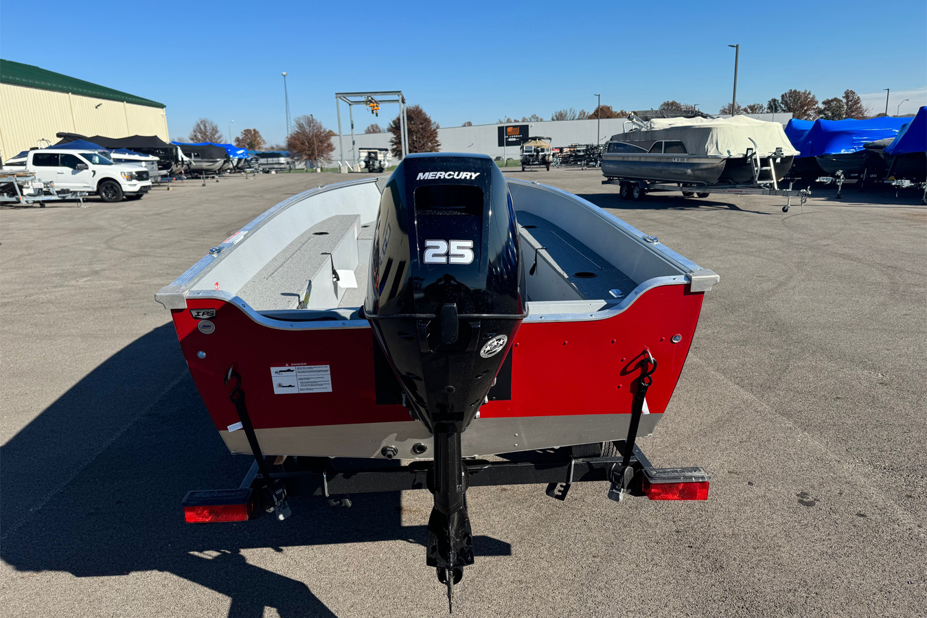 Lund 2025 1600 Fury Tiller Heritage Edition with Mercury 25ELHPT