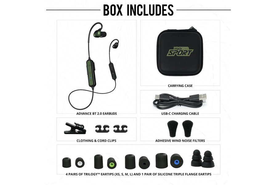 Iso Tunes Advance BT 2..0 Tactical Earbuds