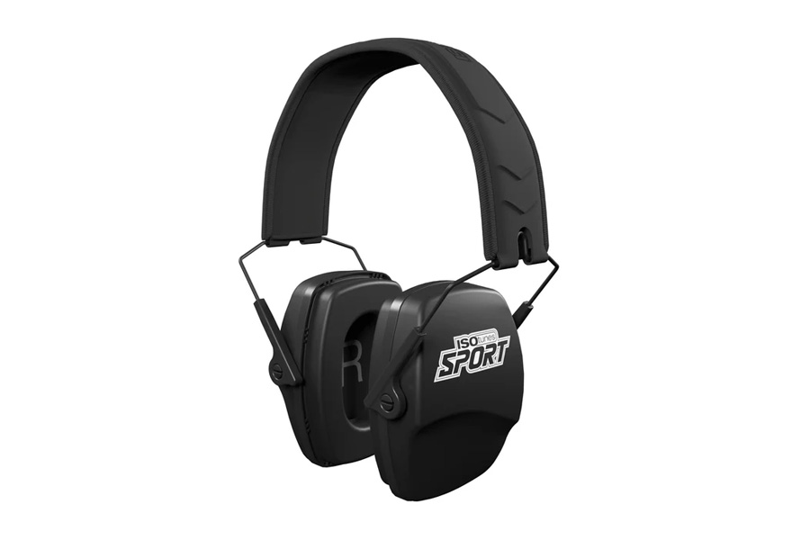 Iso Tunes 23NRR Defy Slim Passive Earmuffs Black