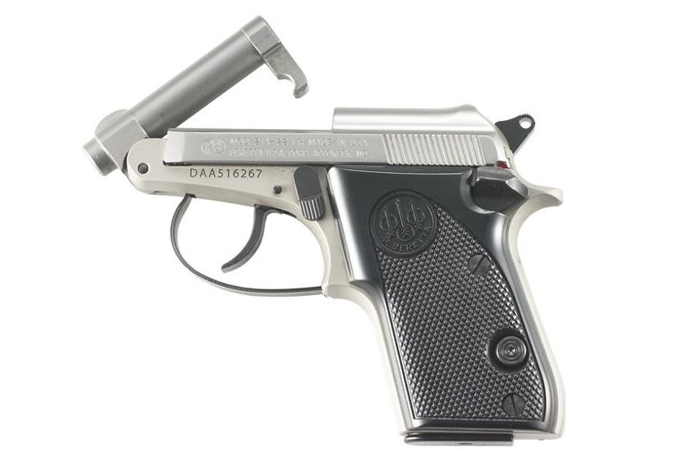 BERETTA 21 A Bobcat Inox 22LR Tip-Up Rimfire Pistol