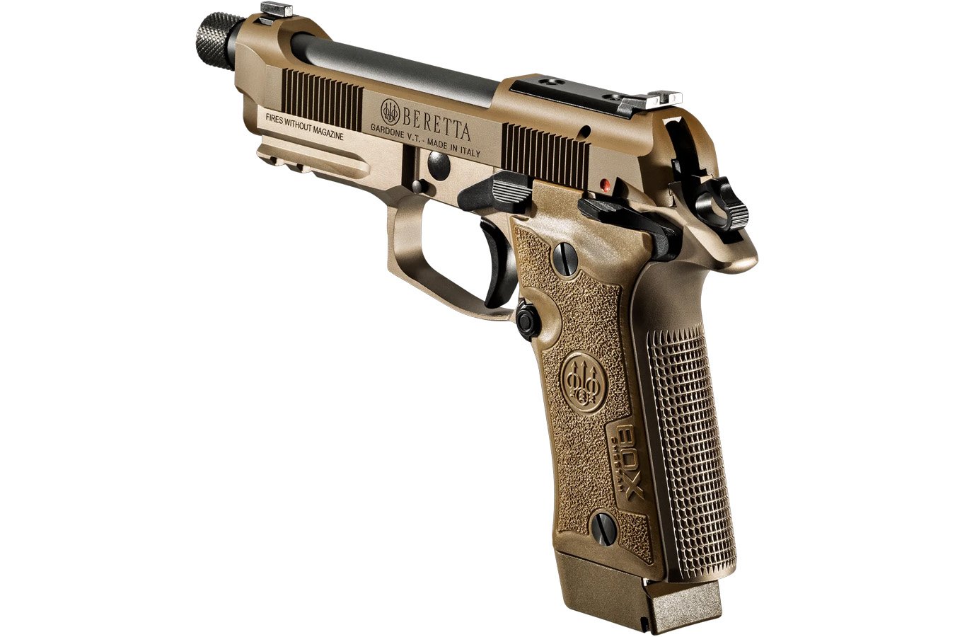 BERETTA 80X Cheetah 380 ACP Pistol with Tactical Desert Finish
