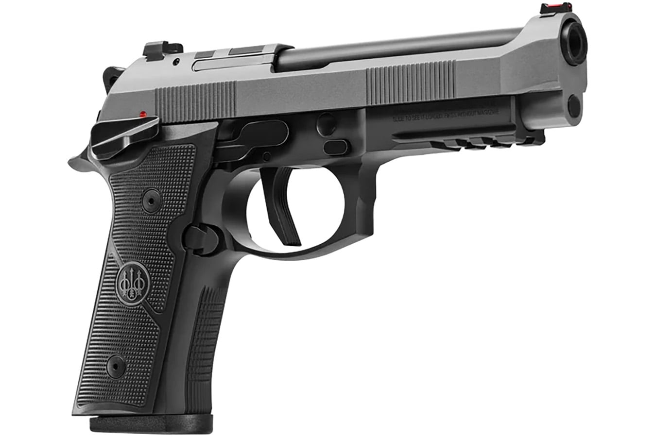 Beretta 92XI 9mm Full-Size Optic Ready Pistol with Stainless Slilde and Black Finish