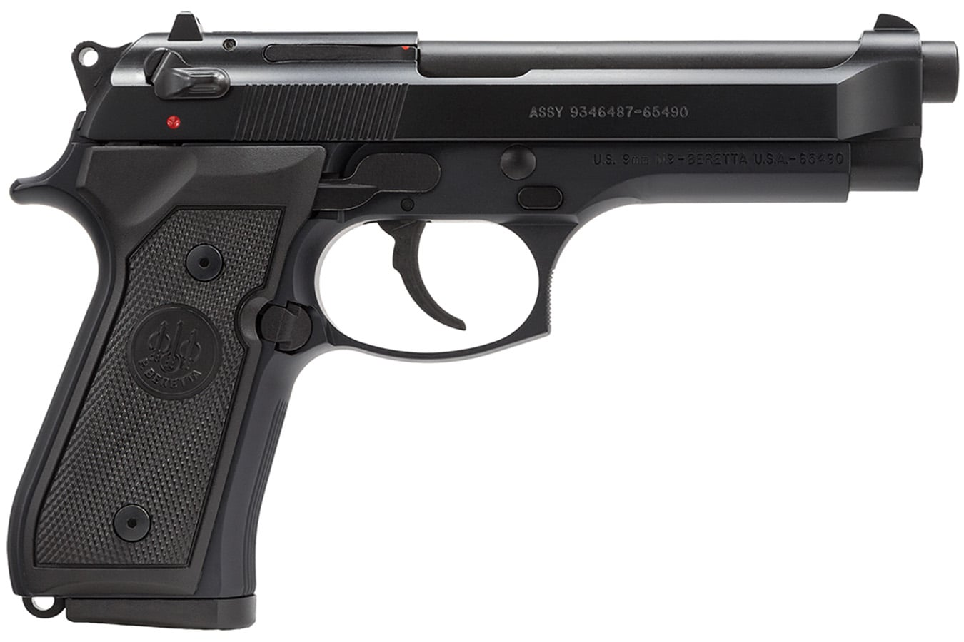Beretta M9 92 Series 9mm Centerfire Pistol with 3-Dot Sights