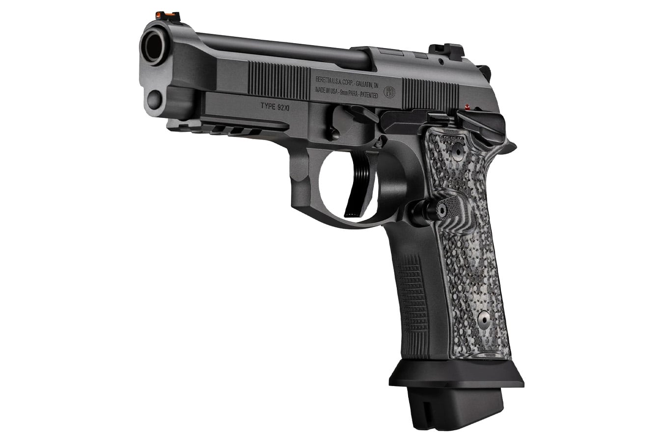 Beretta 92XI Squalo 9mm Optic Ready Pistol with Custom Hogue Grips