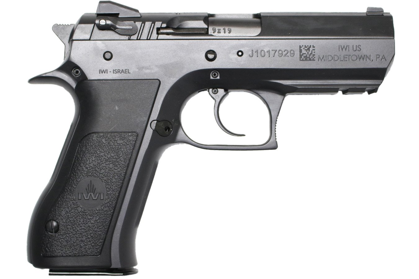 IWI Jericho F9 9mm DA and SA Pistol with Frame Mounted Safety and Decocker