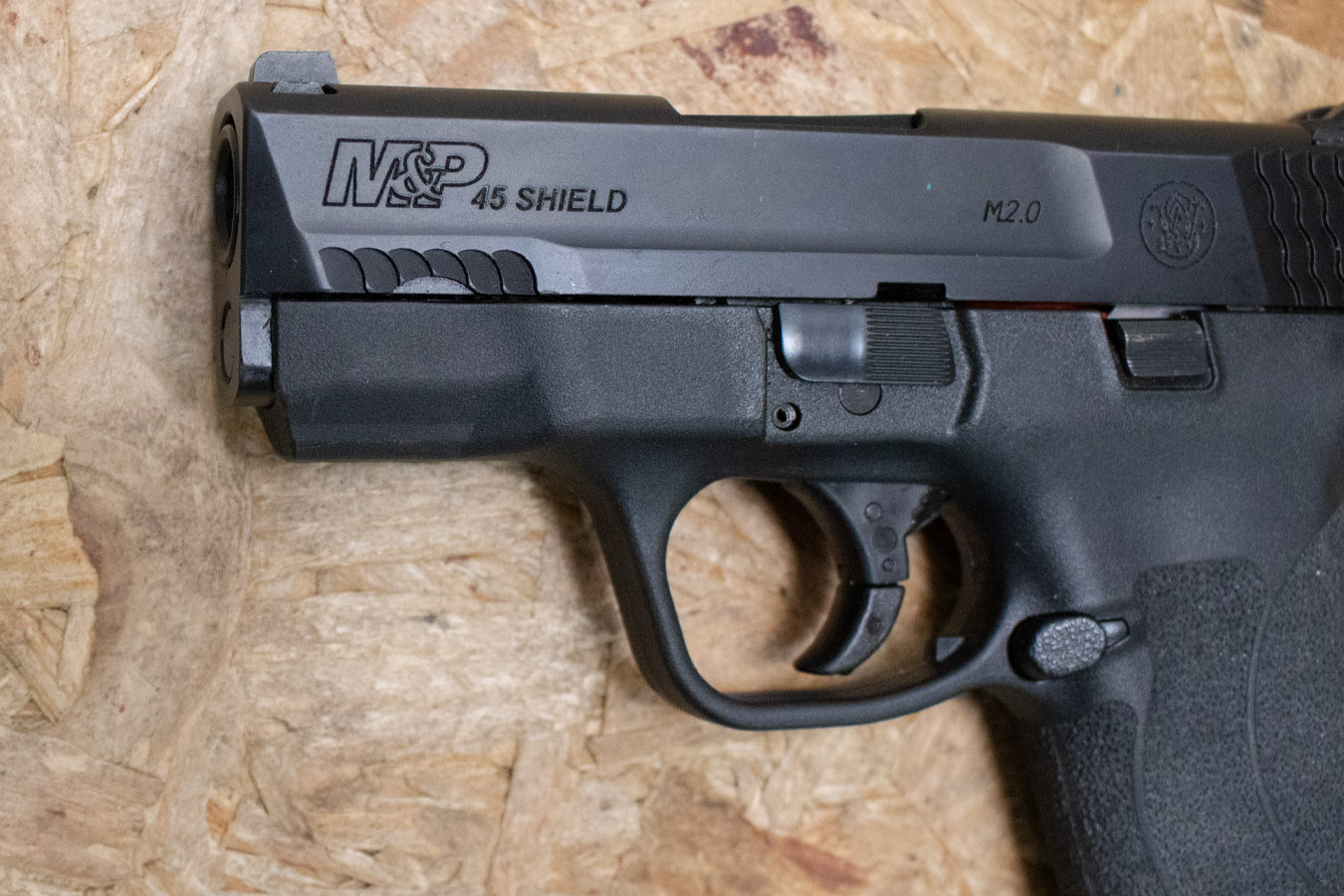 SMITH AND WESSON M&P45 Shield M2.0 45ACP Police Trade-In Pistol with Extended Mag