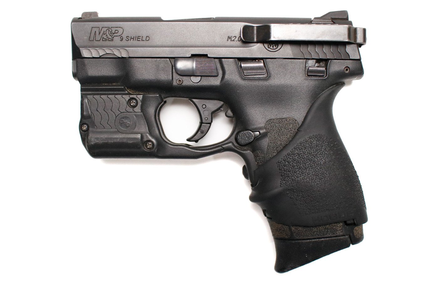 SMITH AND WESSON M&P9 Shield M2.0 9mm Police Trade-In Pistol with Crimson Trace Laser