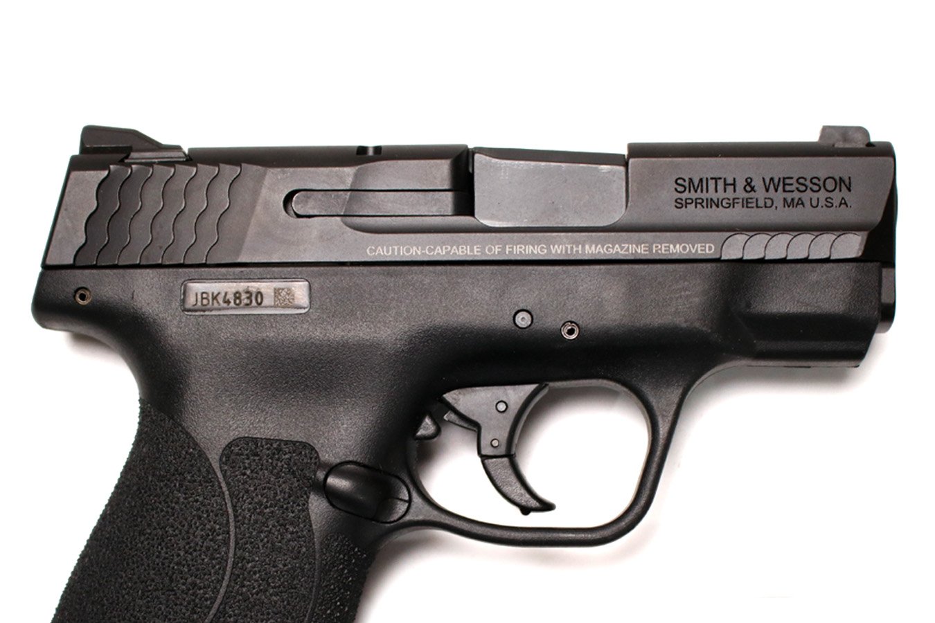 SMITH AND WESSON M&P9 Shield M2.0 9mm Police Trade-In Pistol with Two Magazines