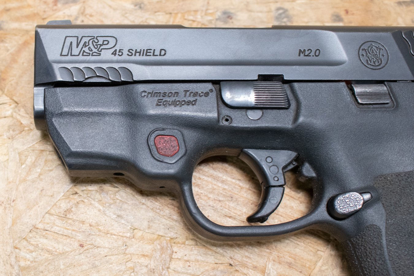 SMITH AND WESSON M&P45 Shield M2.0 45ACP Police Trade-In Pistol with Extended Mag, Laser