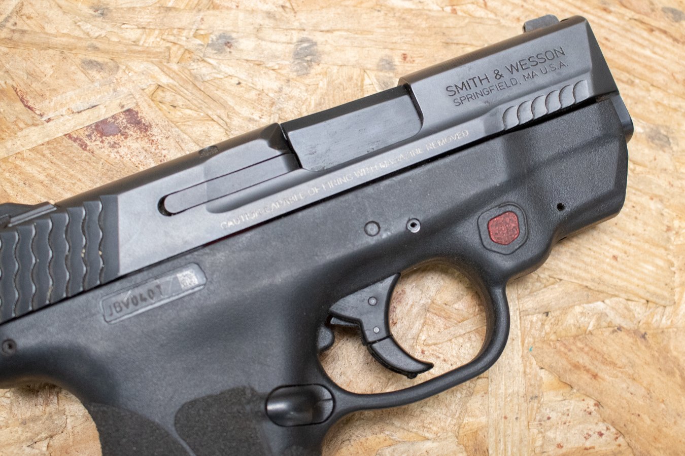SMITH AND WESSON M&P45 Shield M2.0 45ACP Police Trade-In Pistol with Extended Mag, Laser