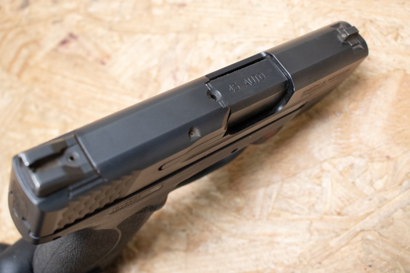SMITH AND WESSON M&P45 Shield M2.0 45ACP Police Trade-In Pistol with Extended Mag, Laser