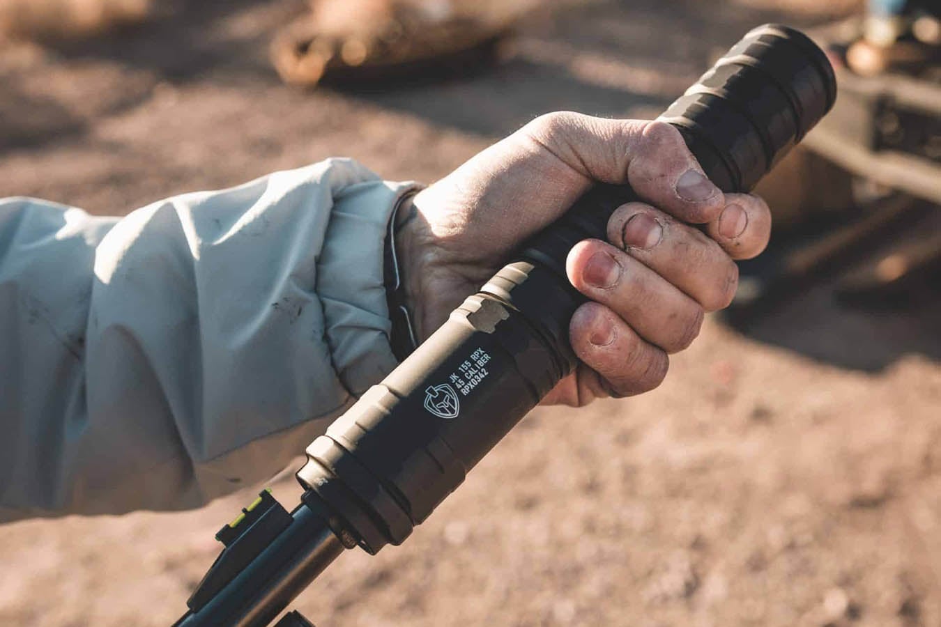 JK ARMAMENT 155 RPX 46 45 Caliber Suppressor
