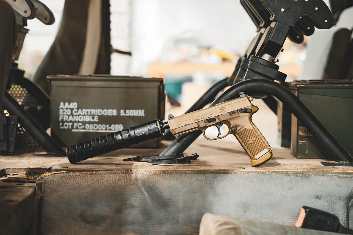 JK ARMAMENT 155 RPX 46 45 Caliber Suppressor