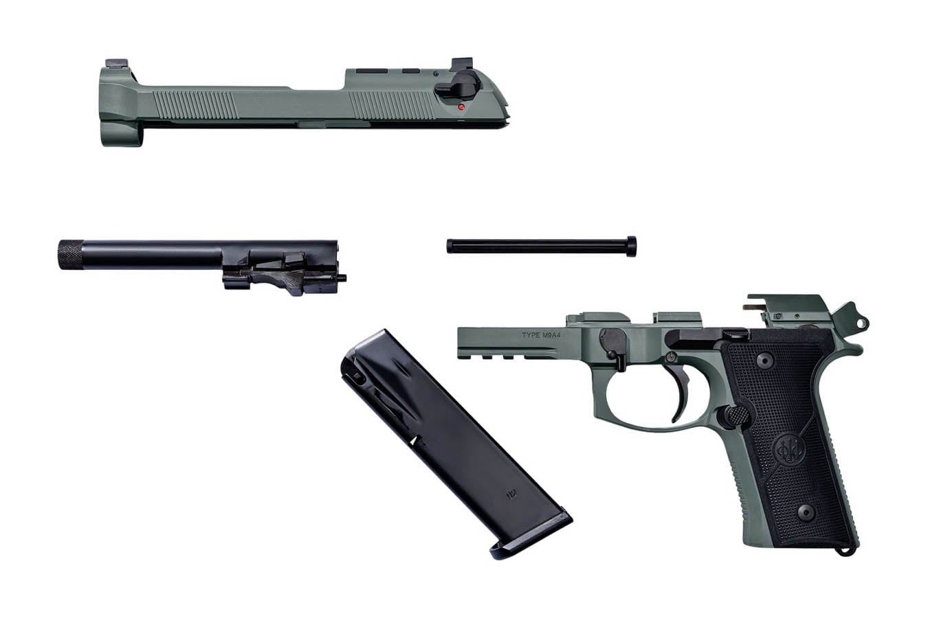 BERETTA M9A4 Overlanding Lunar 9mm Pistol with Lunar Cerakote Finish