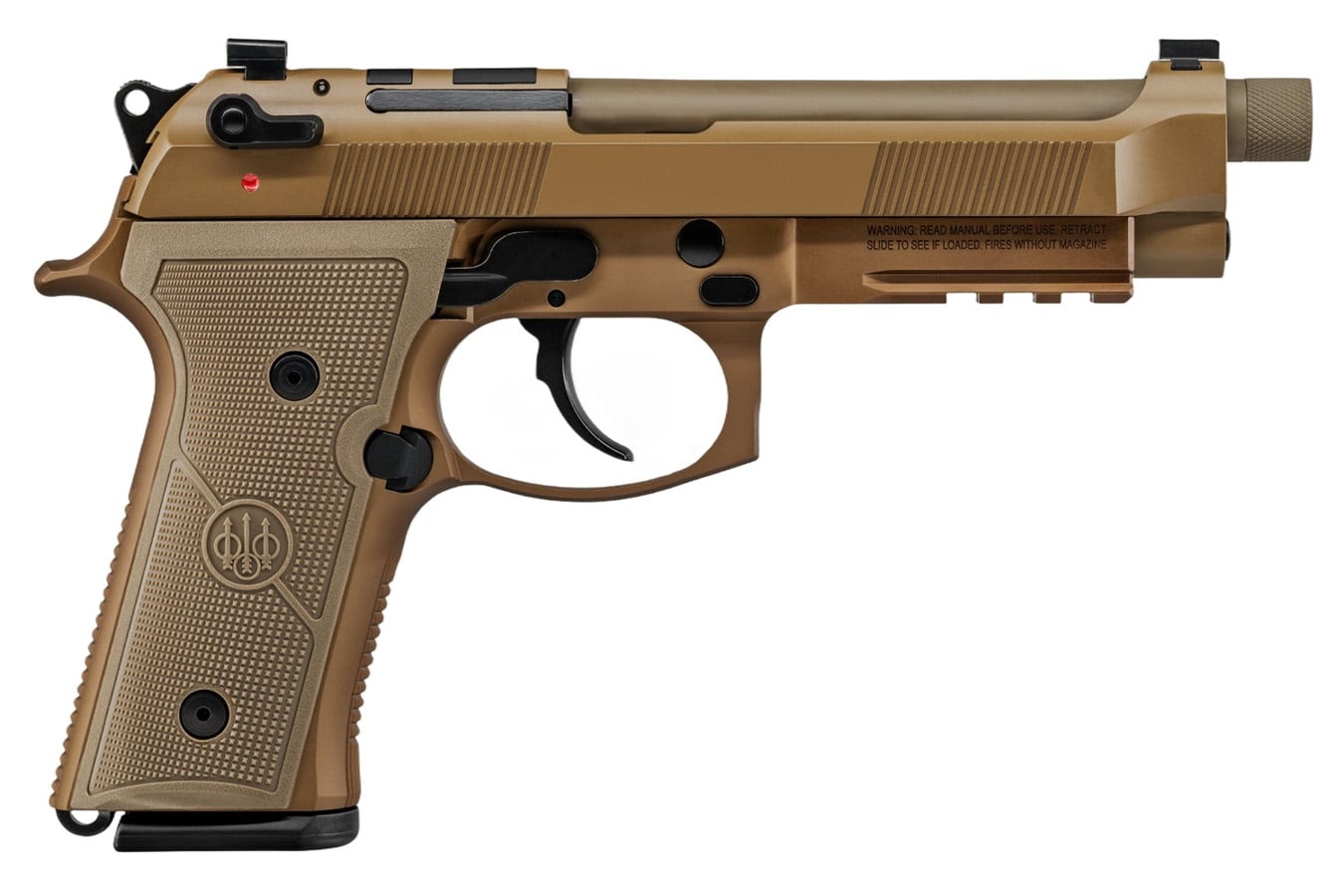 BERETTA M9A4 9mm Full-Size Pistol with 18-Round Magazine FDE Finish
